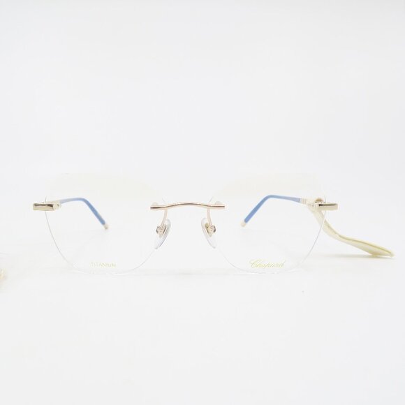 Chopard VCHG26 300B 54mm Rose Gold Titanium, New Women's Eyeglasses. - Picture 3 of 9